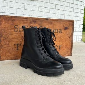 NWOT DUNE LONDON COMBAT BOOTS